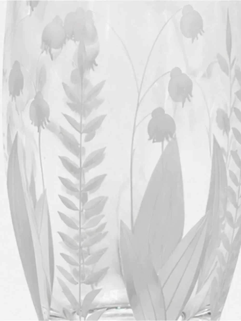 NEW Tiffany & Co. Crystal Lily of the Valley Vase with Original Box